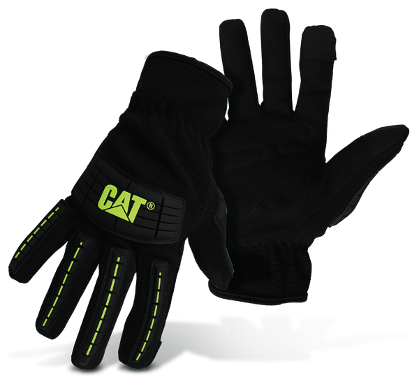 Rękawice robocze wzmocnione CAT Impact panele dotykowe rozmiar M