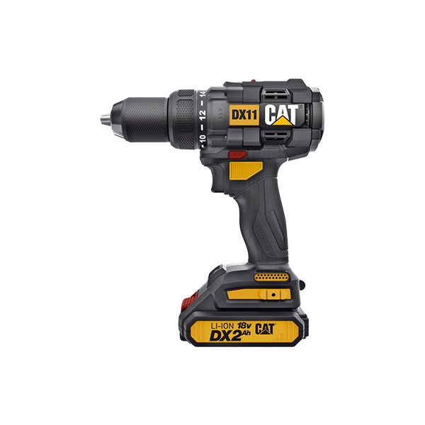 Wiertarko-wkrętarka akumulatorowa CAT DX11 18V 65Nm