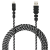 CAT Kabel micro USB/USB, 3m, braided nylon