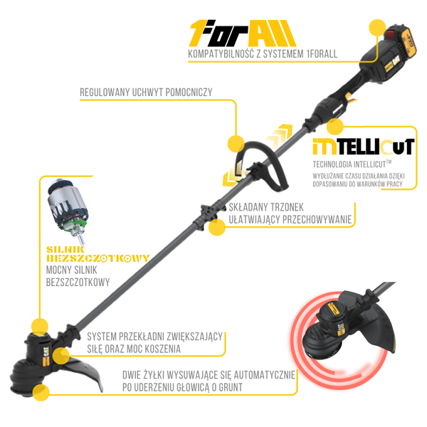 CAT Podkaszarka akumulatorowa DG210B bez akumulatora