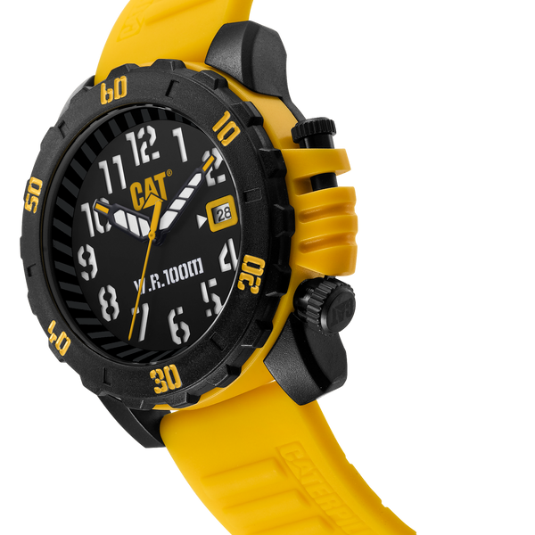 Zegarek CAT Barricade 3HD 44 mm ABS żółty