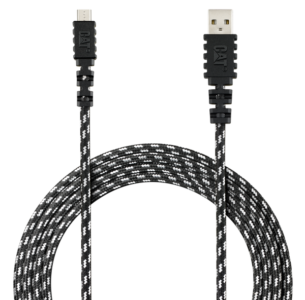CAT Kabel micro USB/USB, 3m, braided nylon