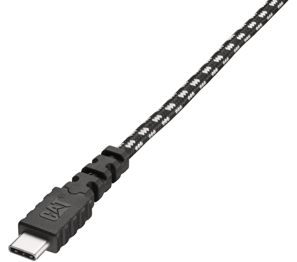 CAT Kabel USB- C/ USB, 1,8m, braided nylon