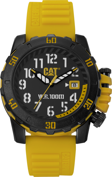 Zegarek CAT Barricade 3HD 44 mm ABS żółty
