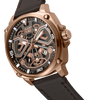 Zegarek stalowy CAT Tokyo 3HD 44mm - skórzany pasek