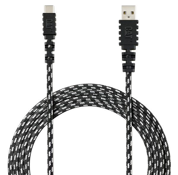 CAT Kabel USB- C/ USB, 1,8m, braided nylon