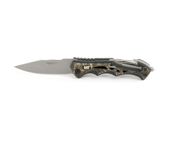Zestaw Multitool 8w1 + nóż składany CAT Real Tree Camo