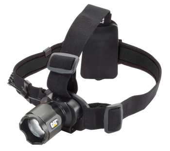 Latarka LED 220 lumenów - czołówka LED zoom CAT CT4200