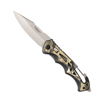 Nóż składany 19cm kolor Camo CAT Folding Knife Real Tree Camouflage