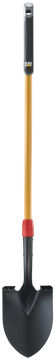 Szpadel z ostrą łyżką CAT K-Series Long Handle Round Point